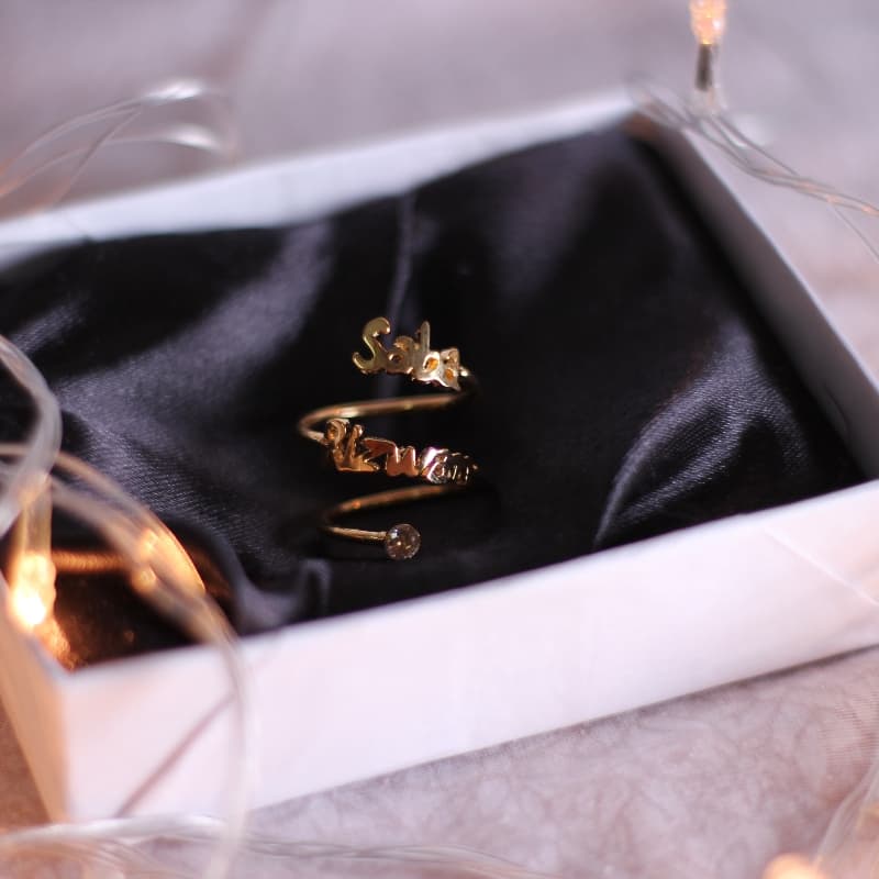 customize gold plated ring