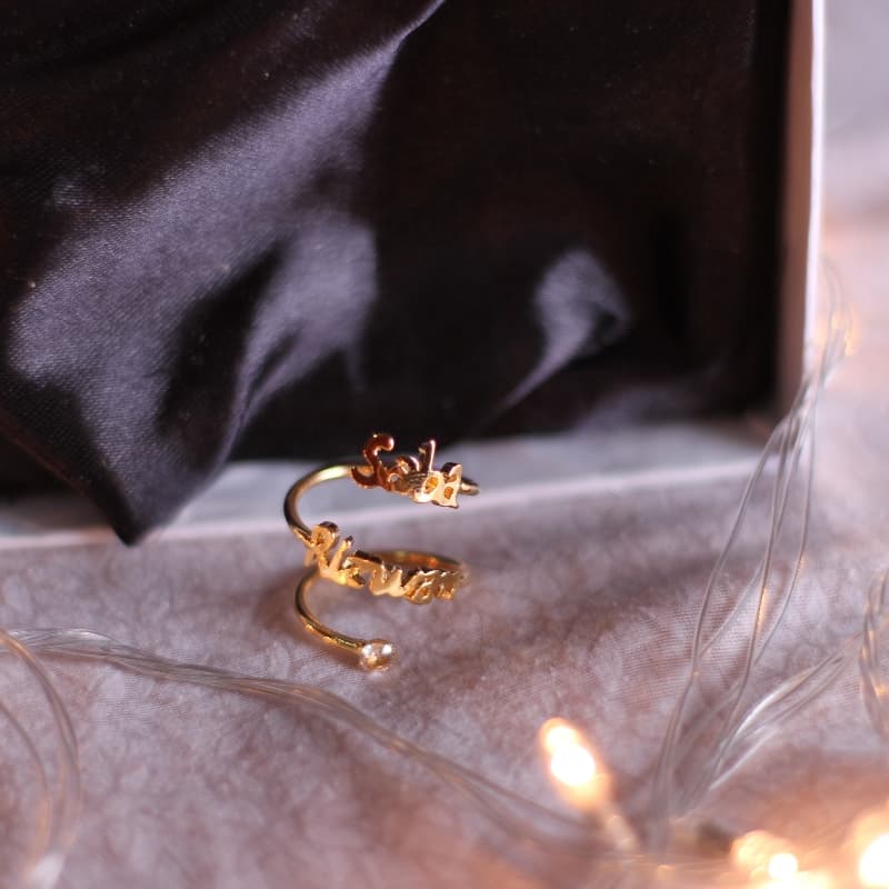 customize gold plated ring