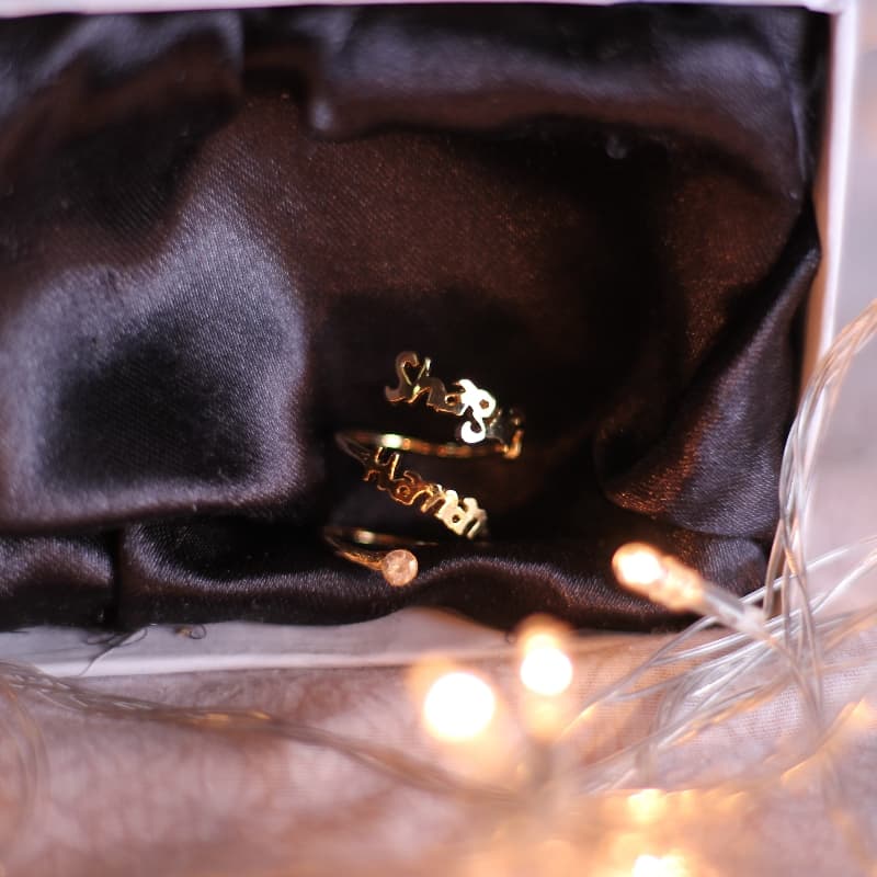 customize gold plated ring